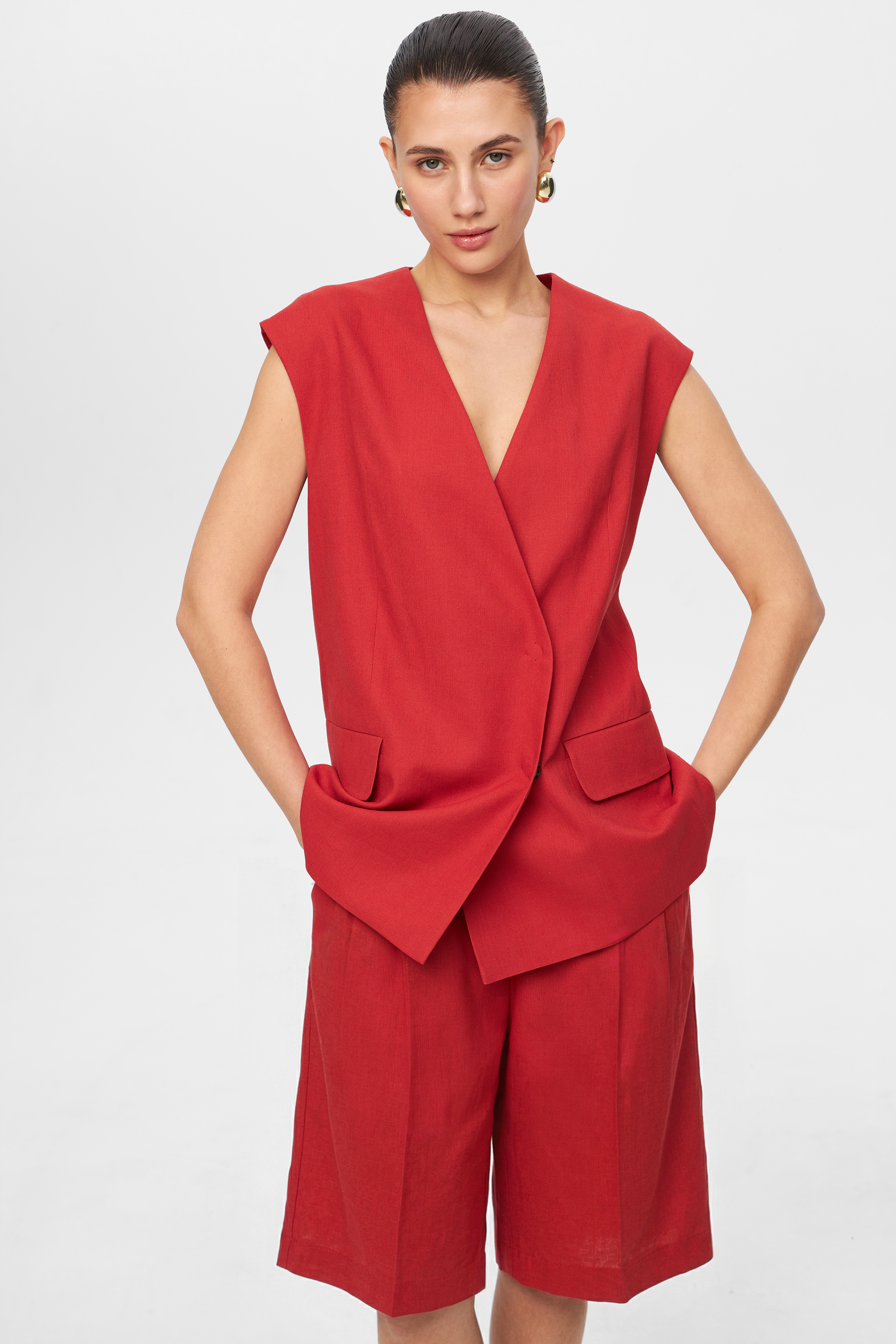costoso,Лён 10677,Терракот,Лен45%В45%Хл10%